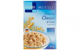 Kolln Muesli Crunchy Classic & Oats Knusper Klassik  Box  375 grams